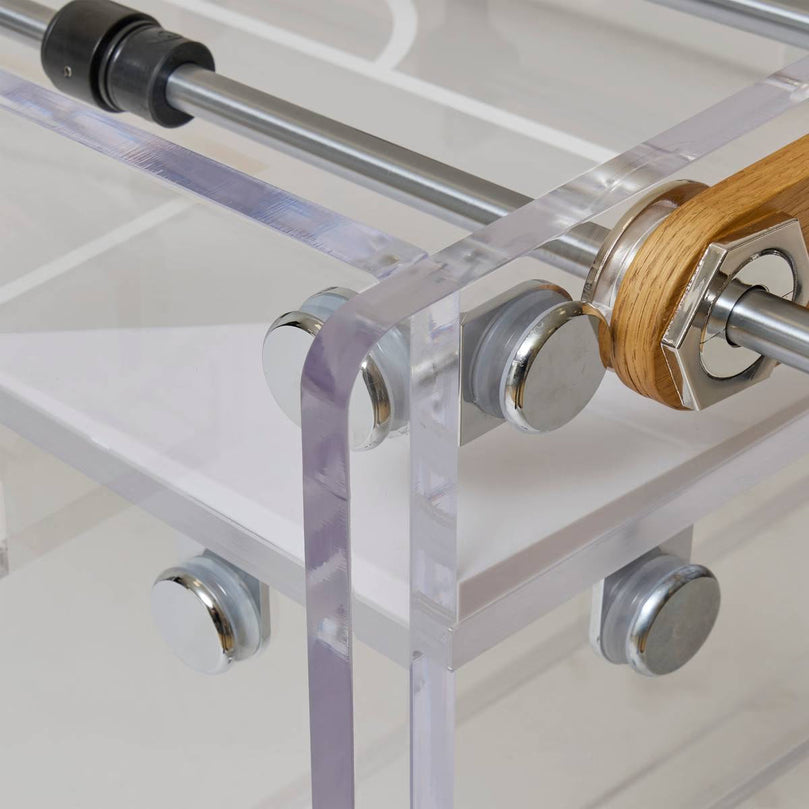 Acrylic 55'' Professional Foosball Table Soccer Table for Home & Game Rooms