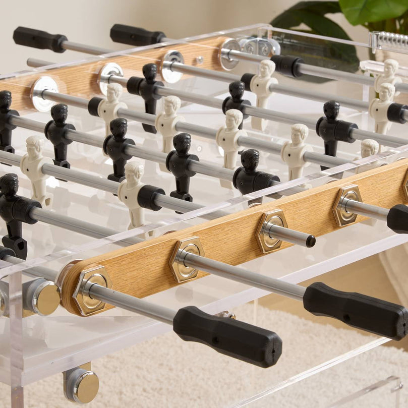 Acrylic 55'' Professional Foosball Table Soccer Table for Home & Game Rooms