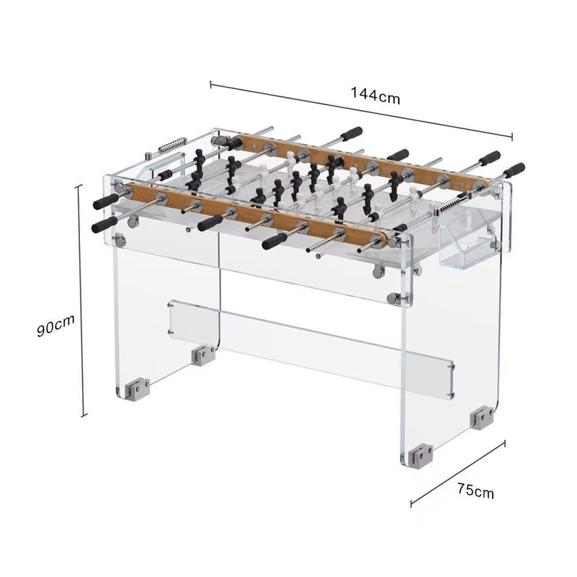 Acrylic 55'' Professional Foosball Table Soccer Table for Home & Game Rooms