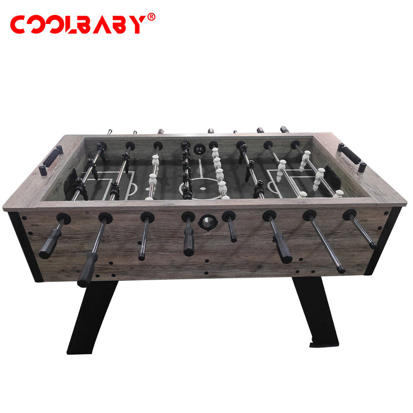Foosball Table Adult Size - 55",Wood Football Table,Durable & Stylish Designs,Arcade Soccer Table Game for Kids Adults, Game Room, Home, Office, Party