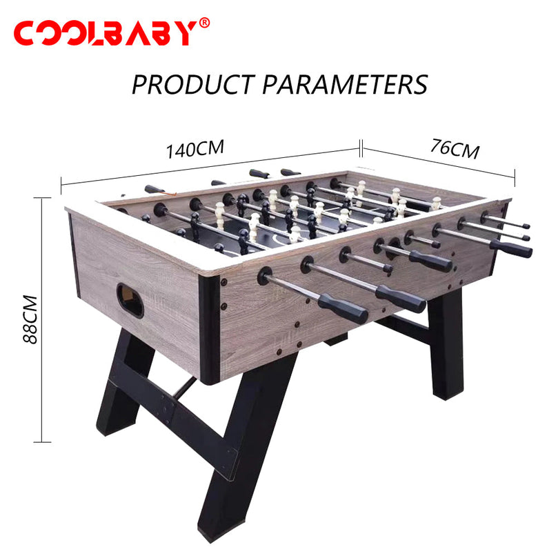 Foosball Table Adult Size - 55",Wood Football Table,Durable & Stylish Designs,Arcade Soccer Table Game for Kids Adults, Game Room, Home, Office, Party