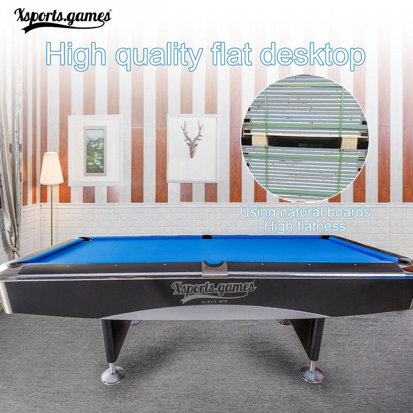 X-Sports Indoor Luxury 9FT Slate Pool Billiards Table – Professional Snooker & Billiard Table for Club Use