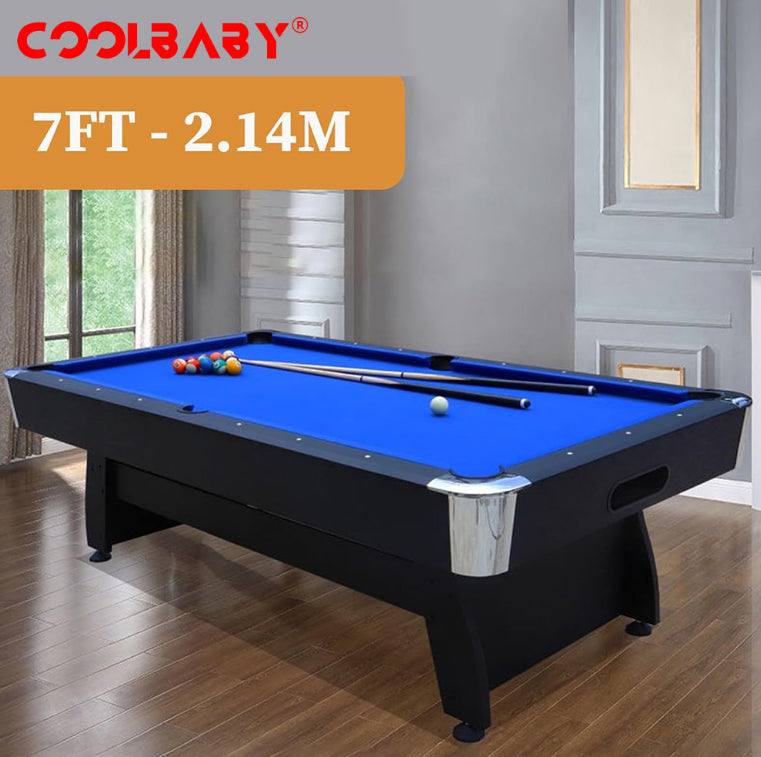 7ft Auto Ball Return Billiard Pool Table for Club Family Indoor Gym Games Billiards Table - All Accessories Included