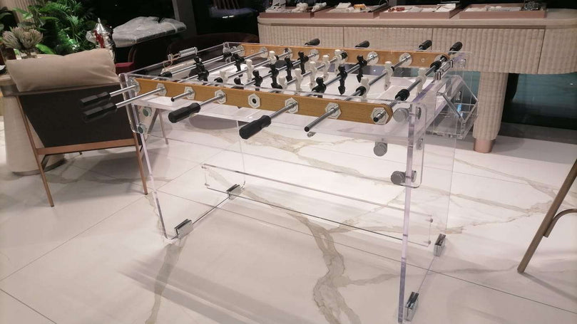 Acrylic 55'' Professional Foosball Table Soccer Table for Home & Game Rooms