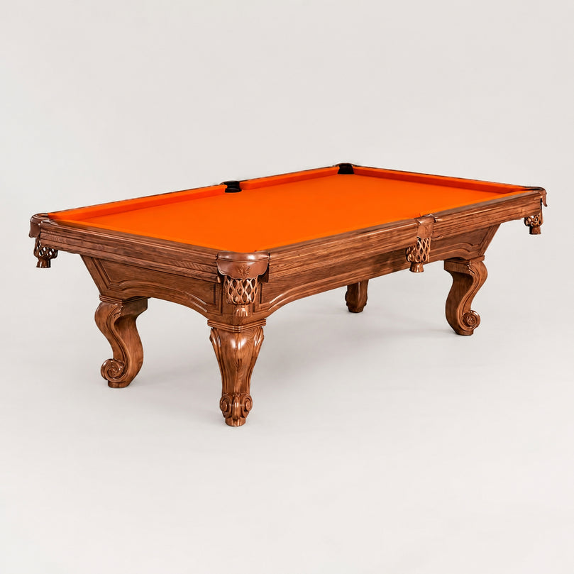 8FT Professional Billiard Table with Natural Slate, Maple Wood Frame & K55 Cushions