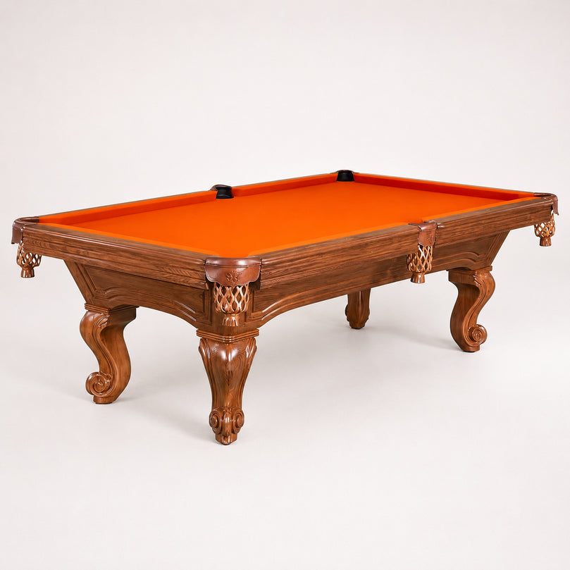 8FT Professional Billiard Table with Natural Slate, Maple Wood Frame & K55 Cushions