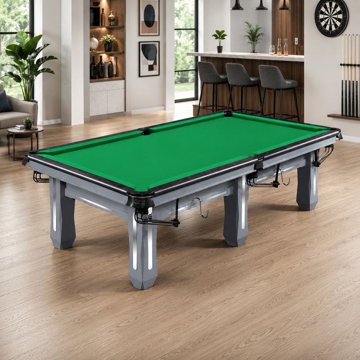 9ft 9-6 SM “Dragon” Chinese 8-Ball Billiard Table with 25mm Slate Top