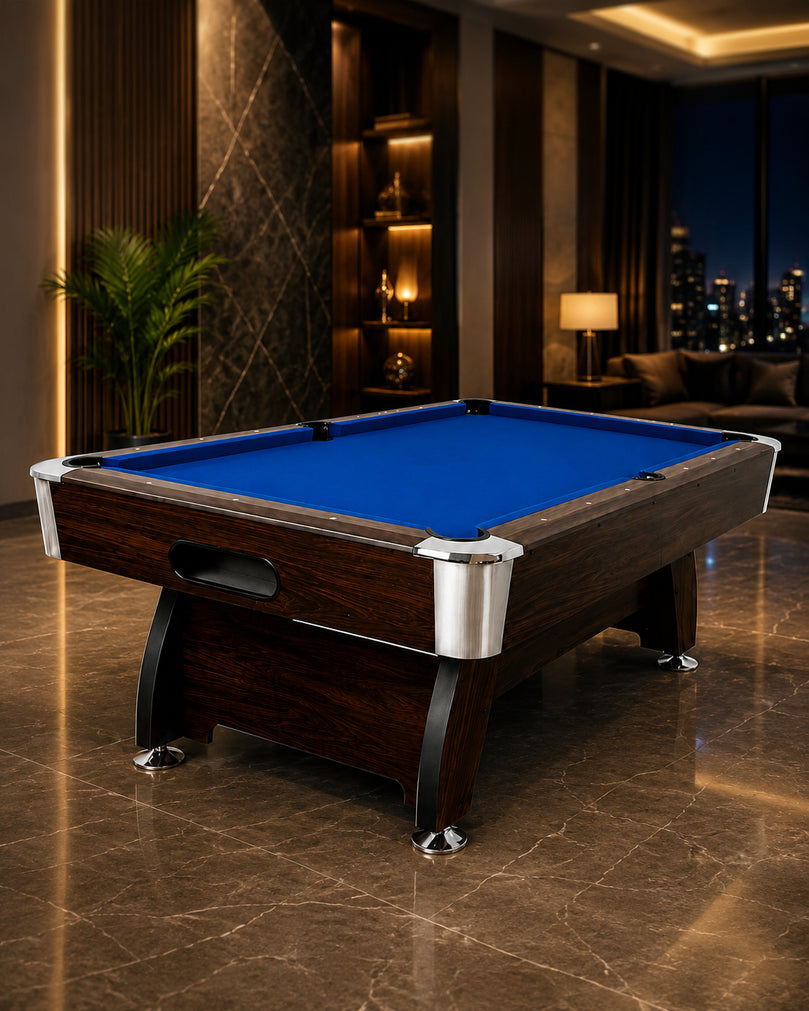7ft Auto Ball Return Billiard Pool Table for Club Family Indoor Gym Games Billiards Table - All Accessories Included