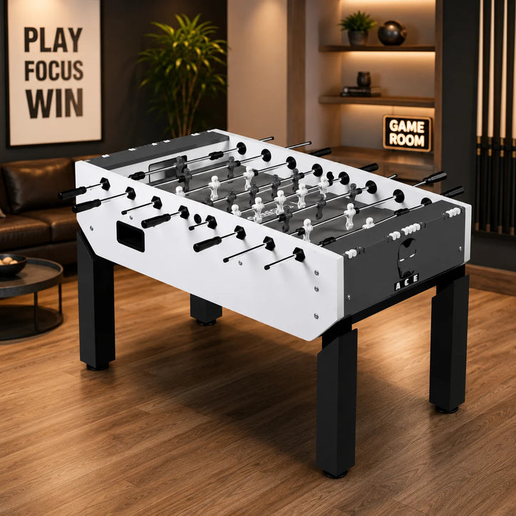 RS199B Heavy Duty Foosball Table 144cm with MDF Body & Steel Rods