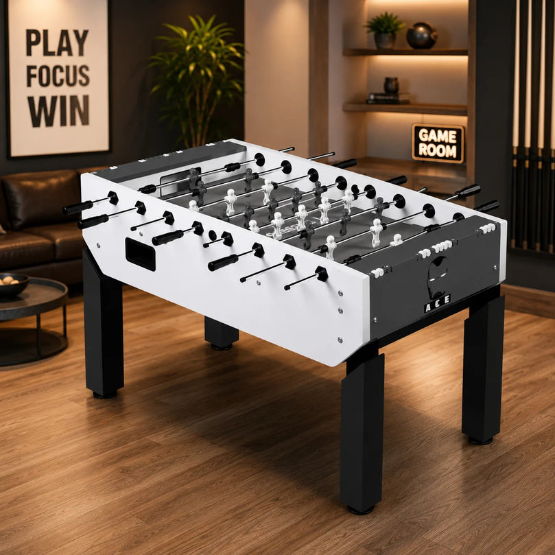 RS199B Heavy Duty Foosball Table 144cm with MDF Body & Steel Rods