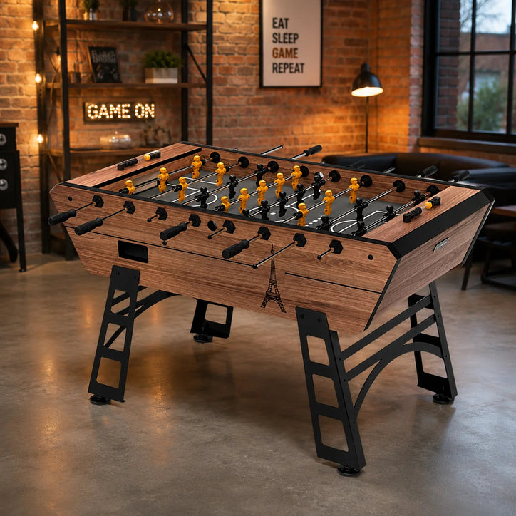 Foosball Table RS1A017 Heavy-Duty MDF Soccer Table with Modern Metal Legs