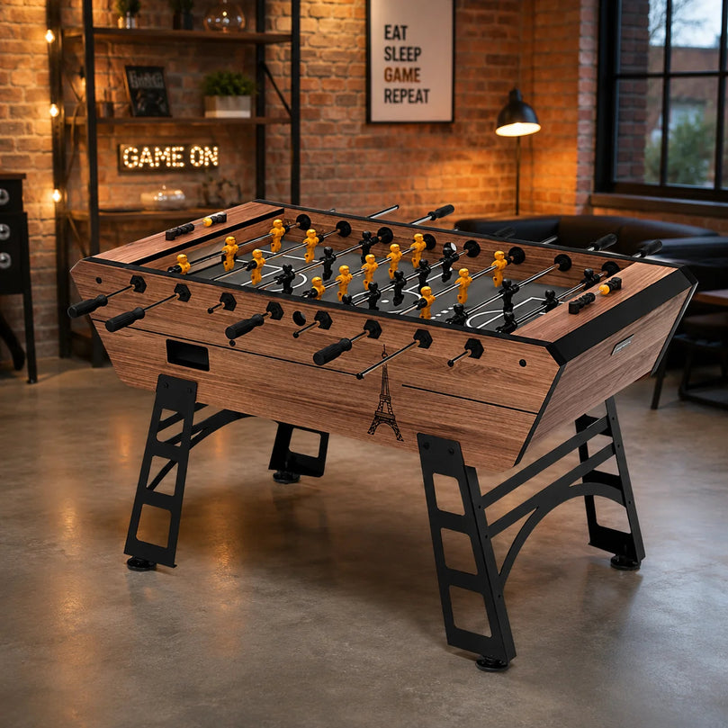 Foosball Table RS1A017 Heavy-Duty MDF Soccer Table with Modern Metal Legs