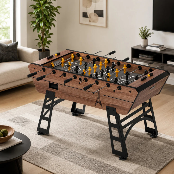 Foosball Table RS1A017 Heavy-Duty MDF Soccer Table with Modern Metal Legs