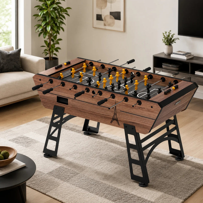 Foosball Table RS1A017 Heavy-Duty MDF Soccer Table with Modern Metal Legs