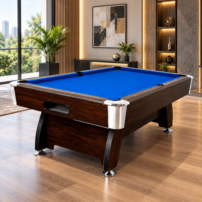 7ft Auto Ball Return Billiard Pool Table for Club Family Indoor Gym Games Billiards Table - All Accessories Included