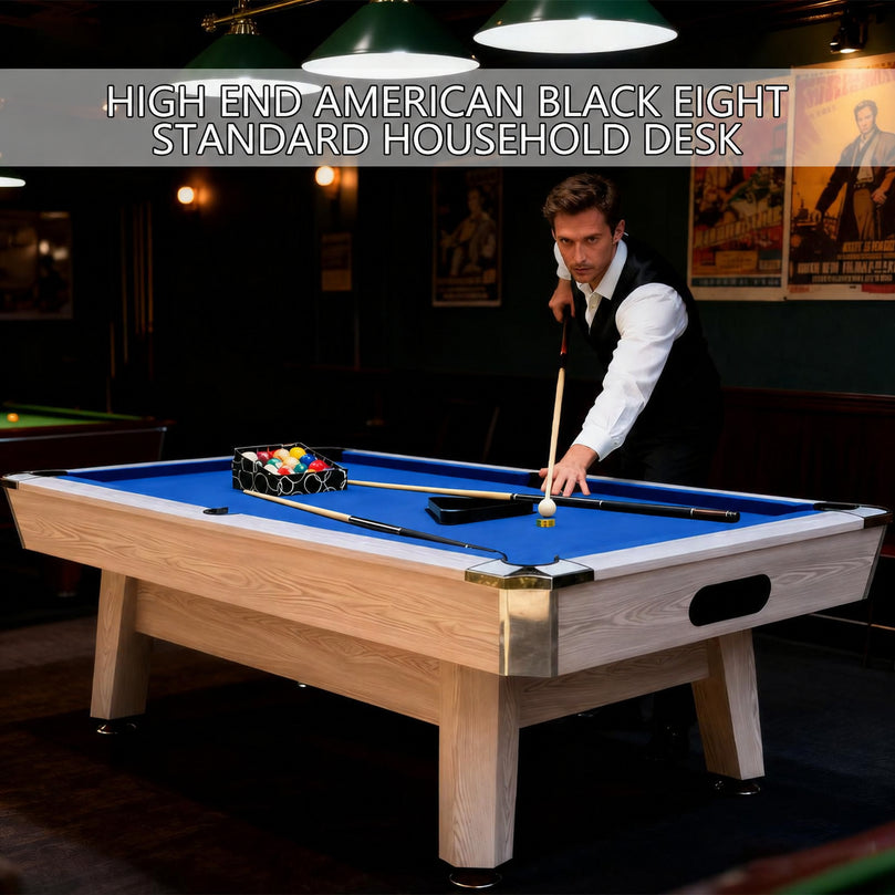 Billiard Table 8FT Indoor 3 in 1 Multi Functional Billard Pool Table Solid Wood Marble Slate Snooker High Quality Billiard Tables