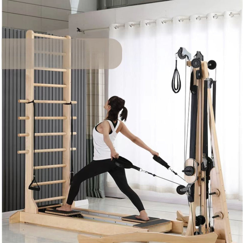 Xsports SSZ-HTC01 Pilates Double Track Slide Stretch Training Yoga Bed