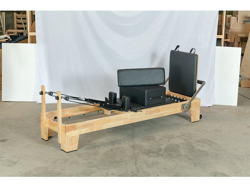 Xsports GS-PLT01 Pilates Reformer Solid Wood Core Bed Multifunctional Yoga Bed