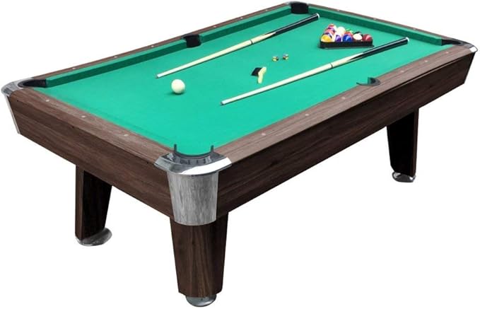 8-ft billiard table, Pool game table - Green-GCC Home Center