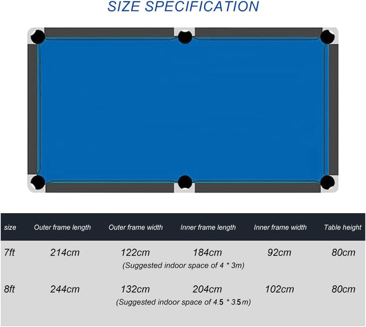 3 IN 1 Professional Billiard Pool Tables