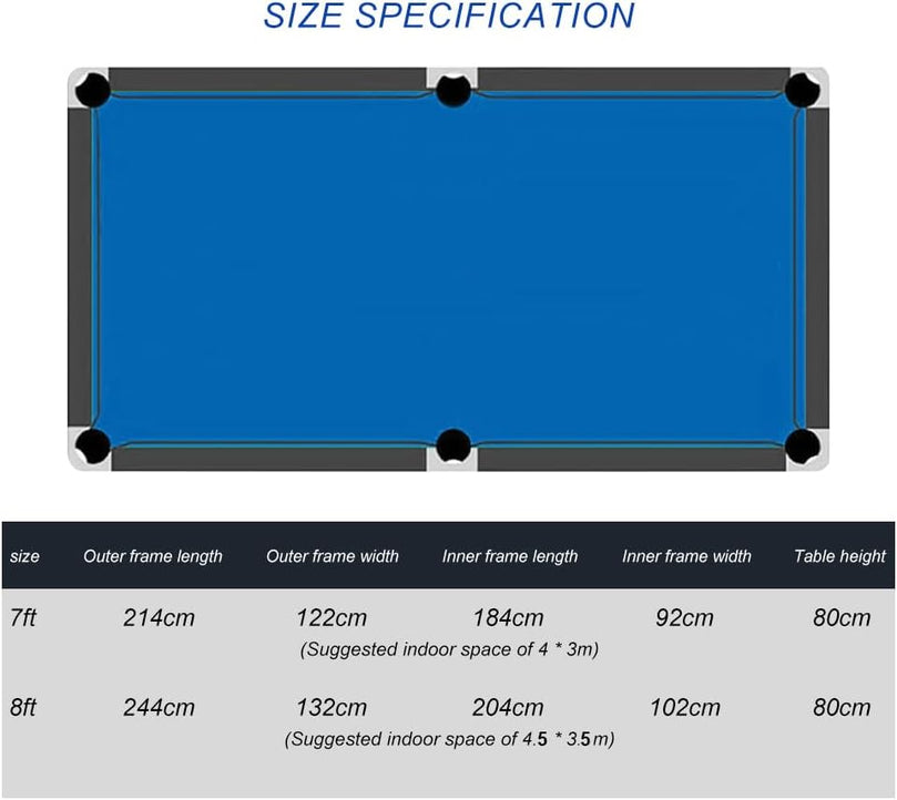 3 IN 1 Professional Billiard Pool Tables