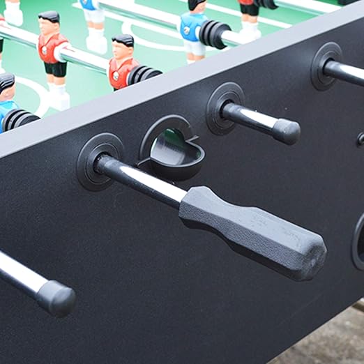 Indoor Foosball Table with Superior Hollow Steel Rods for Entertainment and Soccer Ball Games-Xsports
