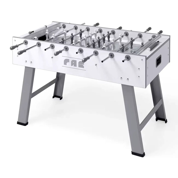 FAS Charme Grey/White Football Table – Durable Indoor Foosball Game-Xsports