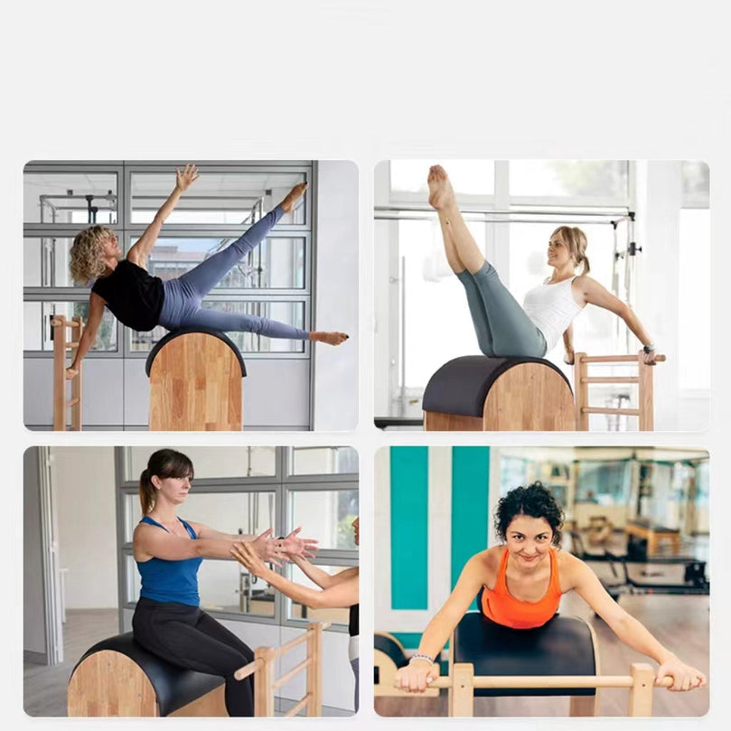 Xsports GS-TT Pilates Reformer Solid Wood Ladder Barrel Yoga Body Shaping