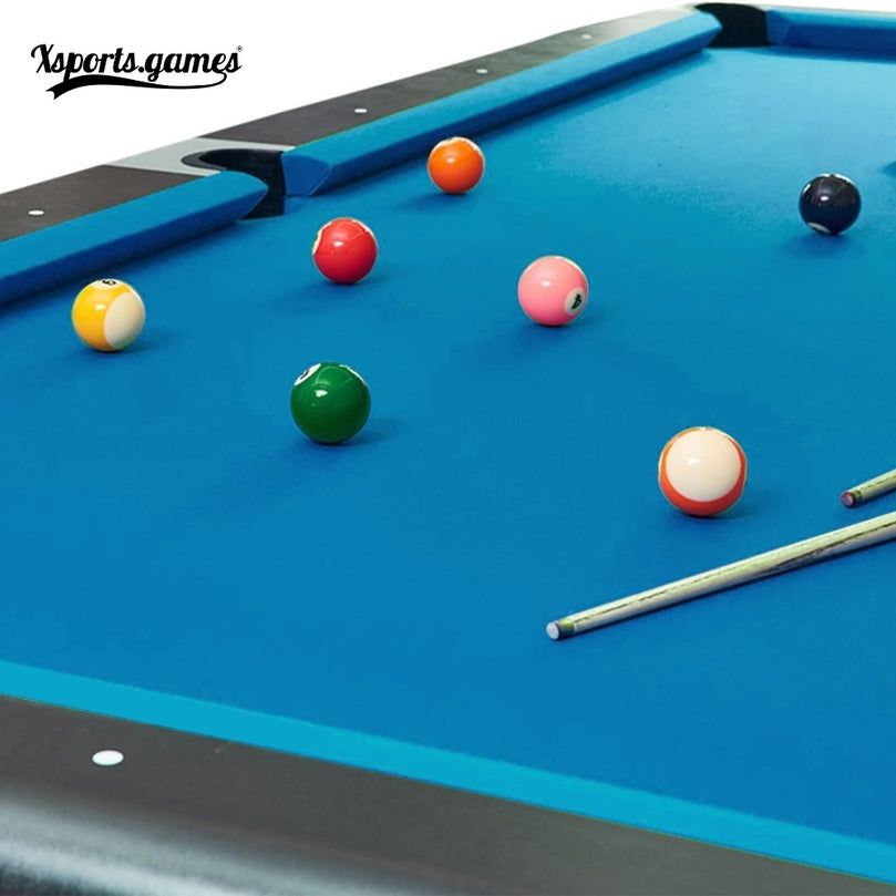 X-Sports Indoor Luxury 9FT Slate Pool Billiards Table – Professional Snooker & Billiard Table for Club Use