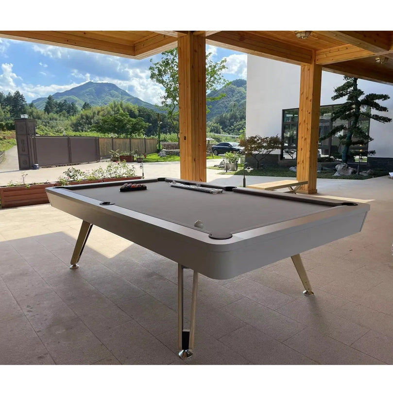 8ft 3 IN 1 Billiard Pool Tables with Full Accessory Multi-function Home Use Ping Pong Dining Table Convertible 3in1 Portability Pool Table