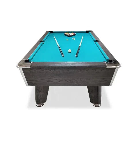 8-ft billiard table, Pool game table - Green-GCC Home Center
