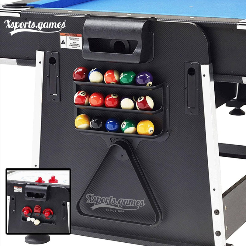 X-Sports 3-in-1 8FT Pool Table – Billiards, Table Tennis & Dining Table with Accessories