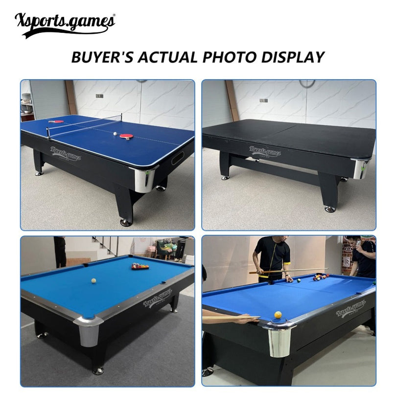 XSports 8FT Auto Ball Return Pool Billiard Table – Perfect for Family Game Rooms