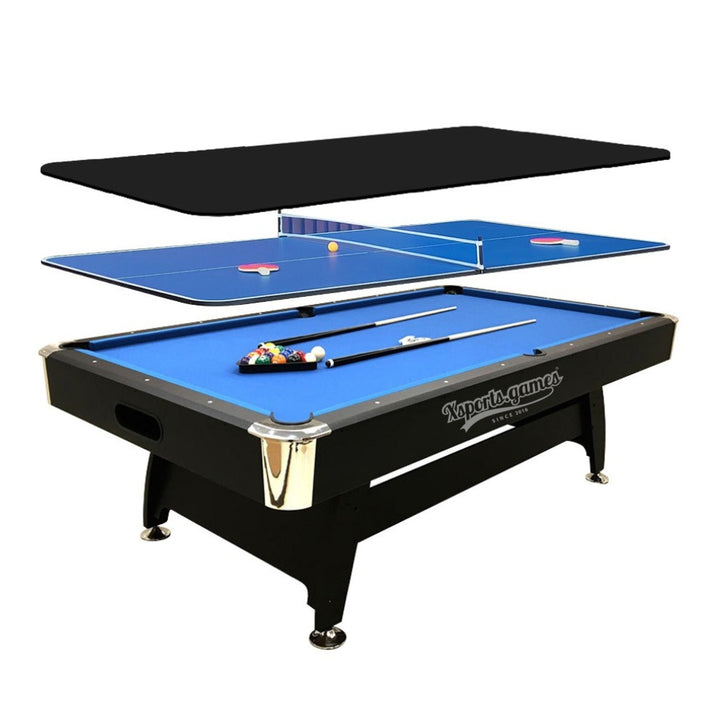 6FT Billiards Table, 3 in 1 Professional Billiard Pool Tables, Scratch Resistant Luster, DGMT-7012