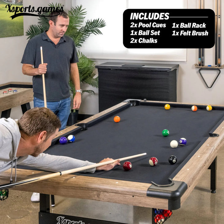 7ft portable pool table