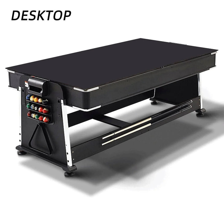 4 in 1 DGMT-3005 7ft Blue Pool Table Billiard + Air Hockey + Tennis Table-GCC Home Center
