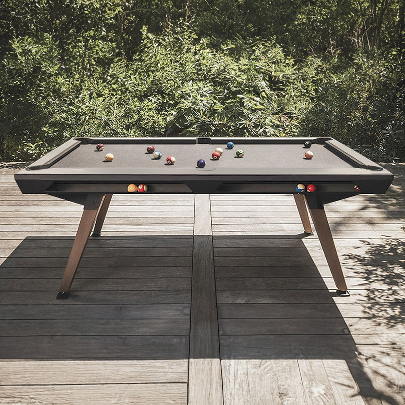Xsports Outdoor Billiard Pool Table – Full-Size Weather-Resistant Table with Dining Conversion Option