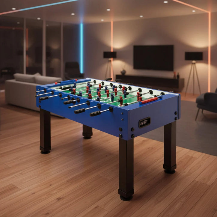 Professional Heavy-Duty Foosball Table A03 – 3 Goalie Game Table for Home & Office