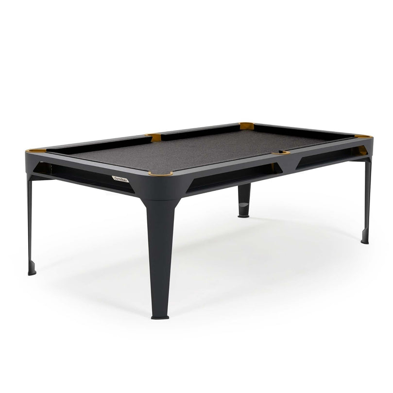 Outdoor 7 ft Pool Table – 12mm Resin Slate, Weatherproof Aluminum Frame, Luxury Billiard Table with Optional Dining Top