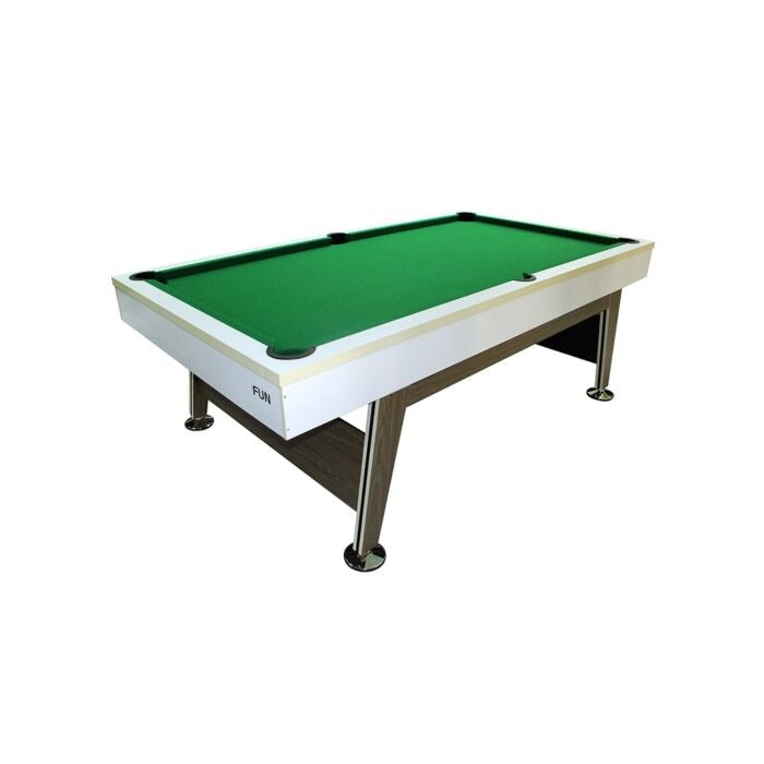 8FT Professional Wooden Pool Table with K66 Rubber Bumpers & 1-Inch Accuslate Playing Surface