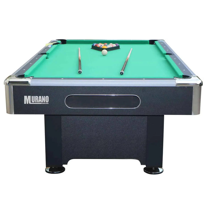 7FT & 9FT Wooden Pool & Billiard Table with Green Felt – Professional MDF Game Table with Accessories