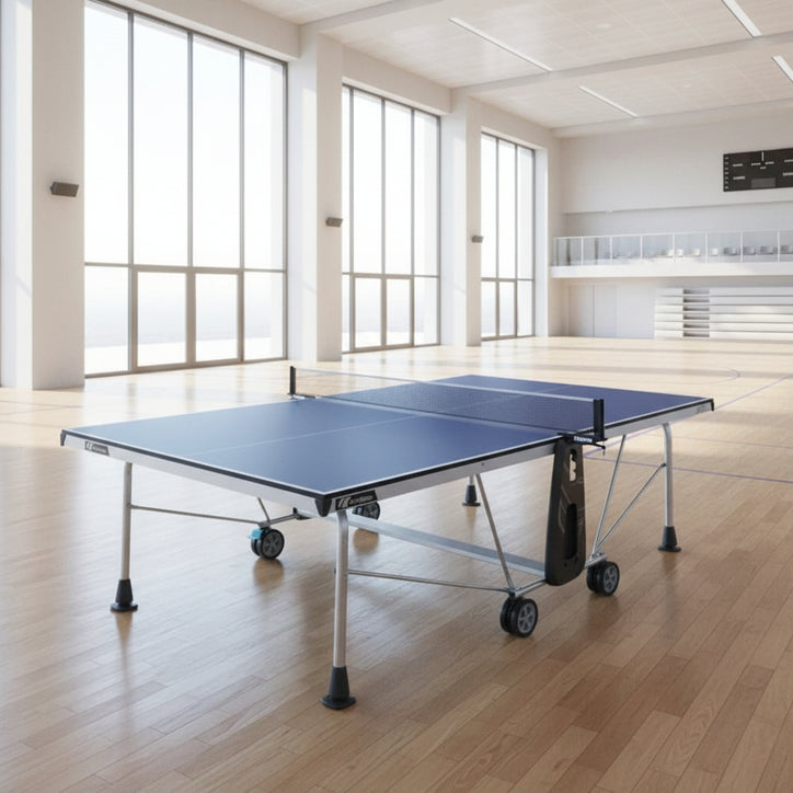 Xsports Indoor Table Tennis Table | 18mm Chipboard | Foldable with Adjustable Net