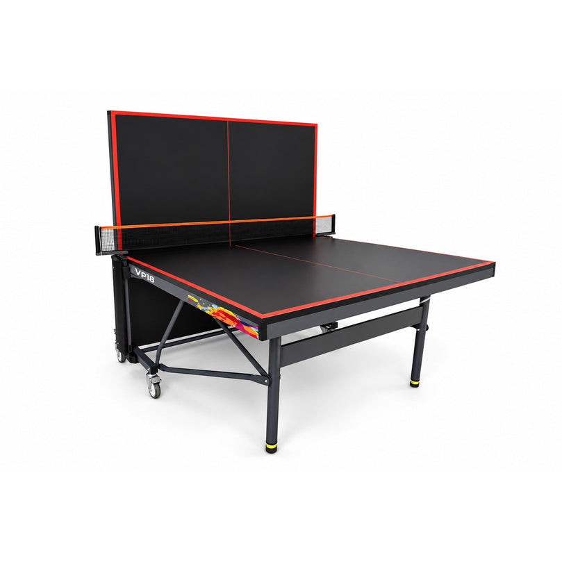 Xsports VP18 Professional Table Tennis Table – 25mm UV MDF Top, Foldable Competition Ping Pong Table