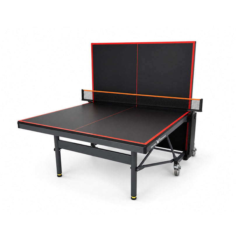 Xsports VP18 Professional Table Tennis Table – 25mm UV MDF Top, Foldable Competition Ping Pong Table