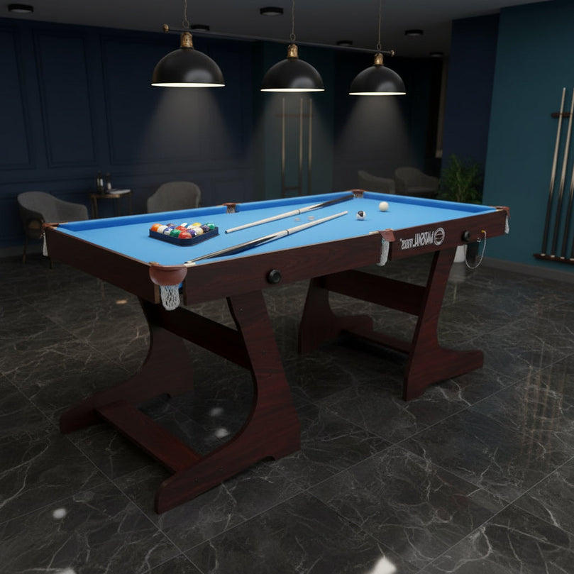 Premium 6 Feet Pool Table Blue