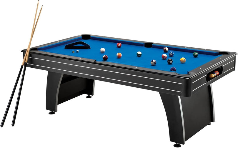 Home I Pool Table – 8ft | Black Finish | Ball Return System