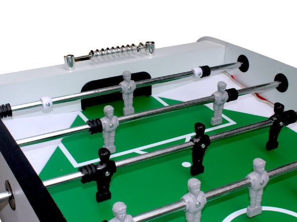 Foosball Table with Blue LED Light, Stylish & Durable Design