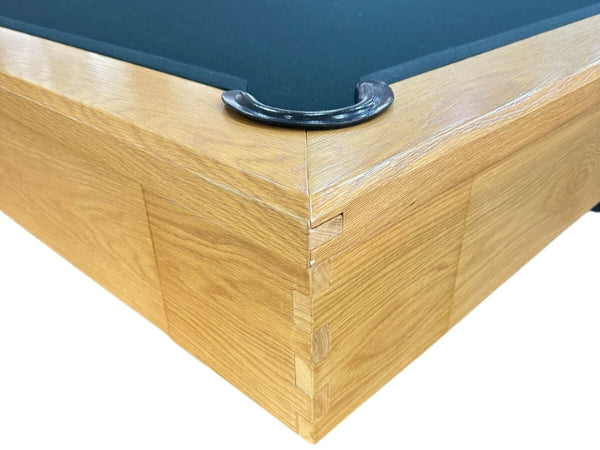 Luxury Handicraft Pool Table – 8ft | Natural Oak Finish Drop Pocket